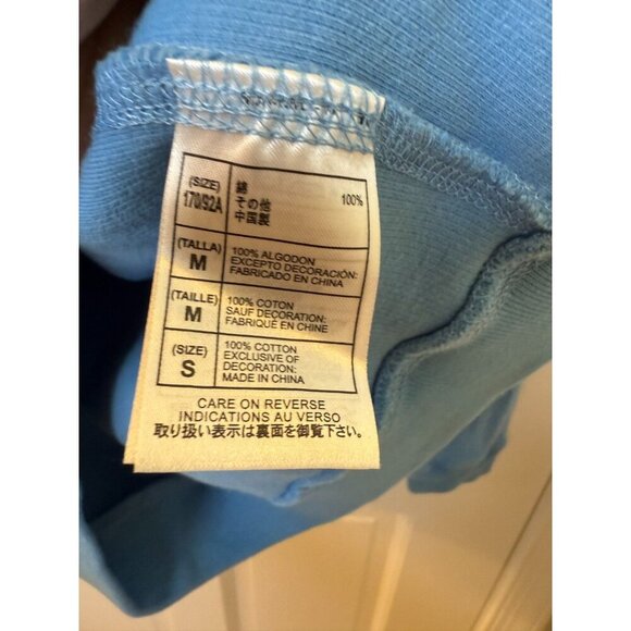 Disney Parks Mickey Mouse Men's Light Blue 1/4 Zip Pullover Size Small - Picture 7 of 8